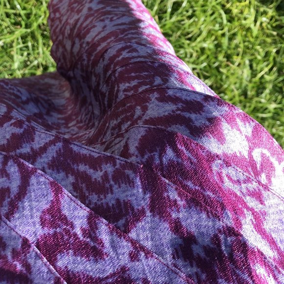 NWT Adrianna Papell metallic purple dress - Picture 7 of 10